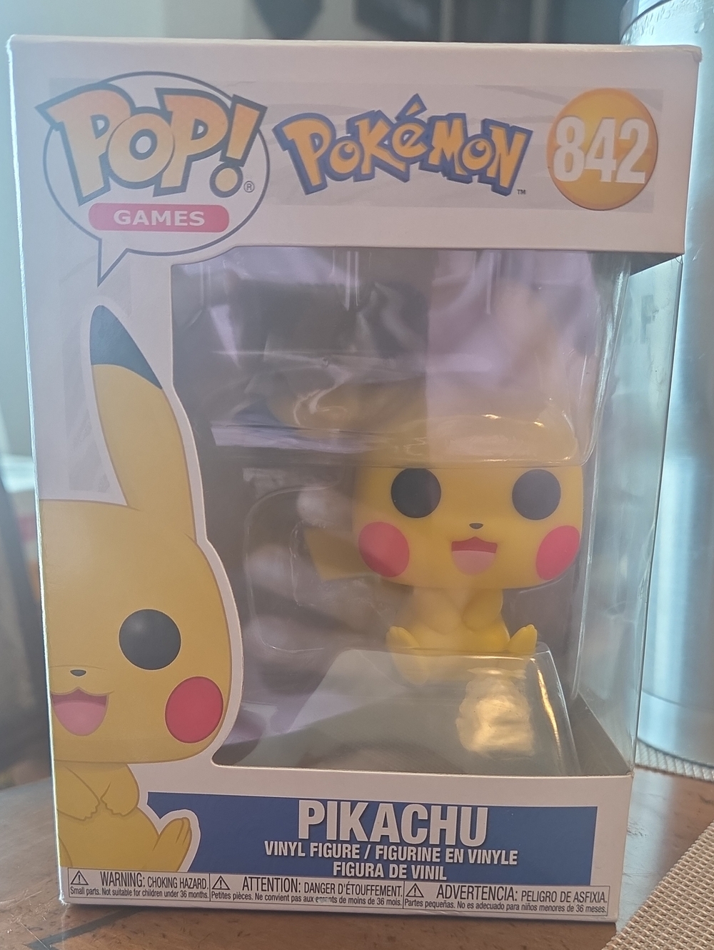 Funko Pikachu Pop! Vinyl Figure – Yellow with Red Cheeks